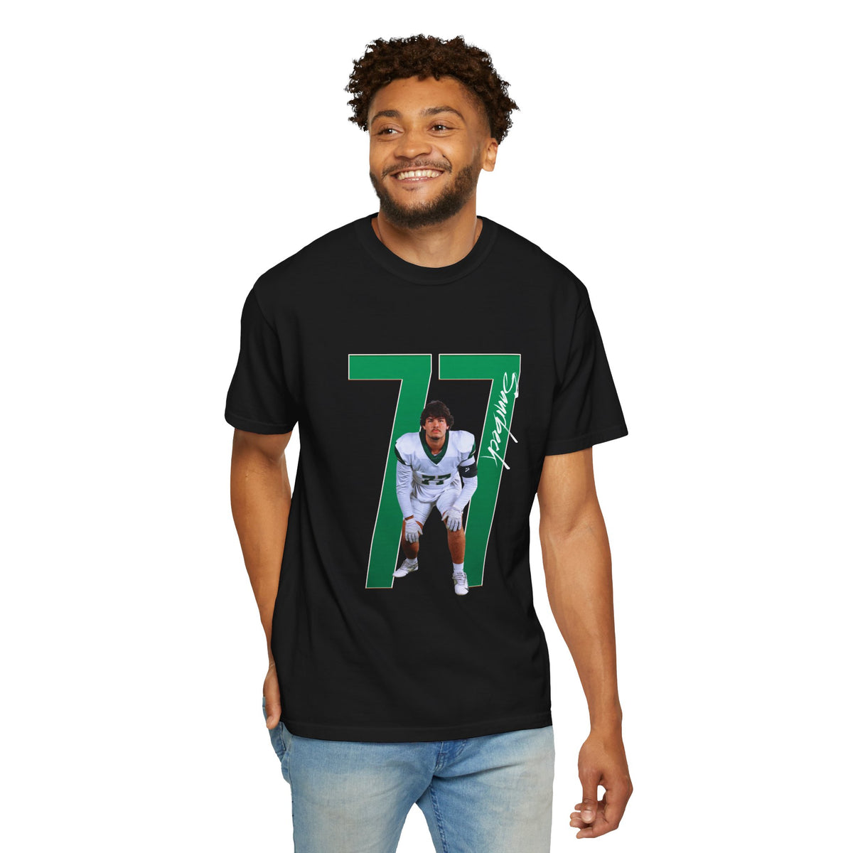 Jacob Saurbeck Player Icon Number Premium Tee