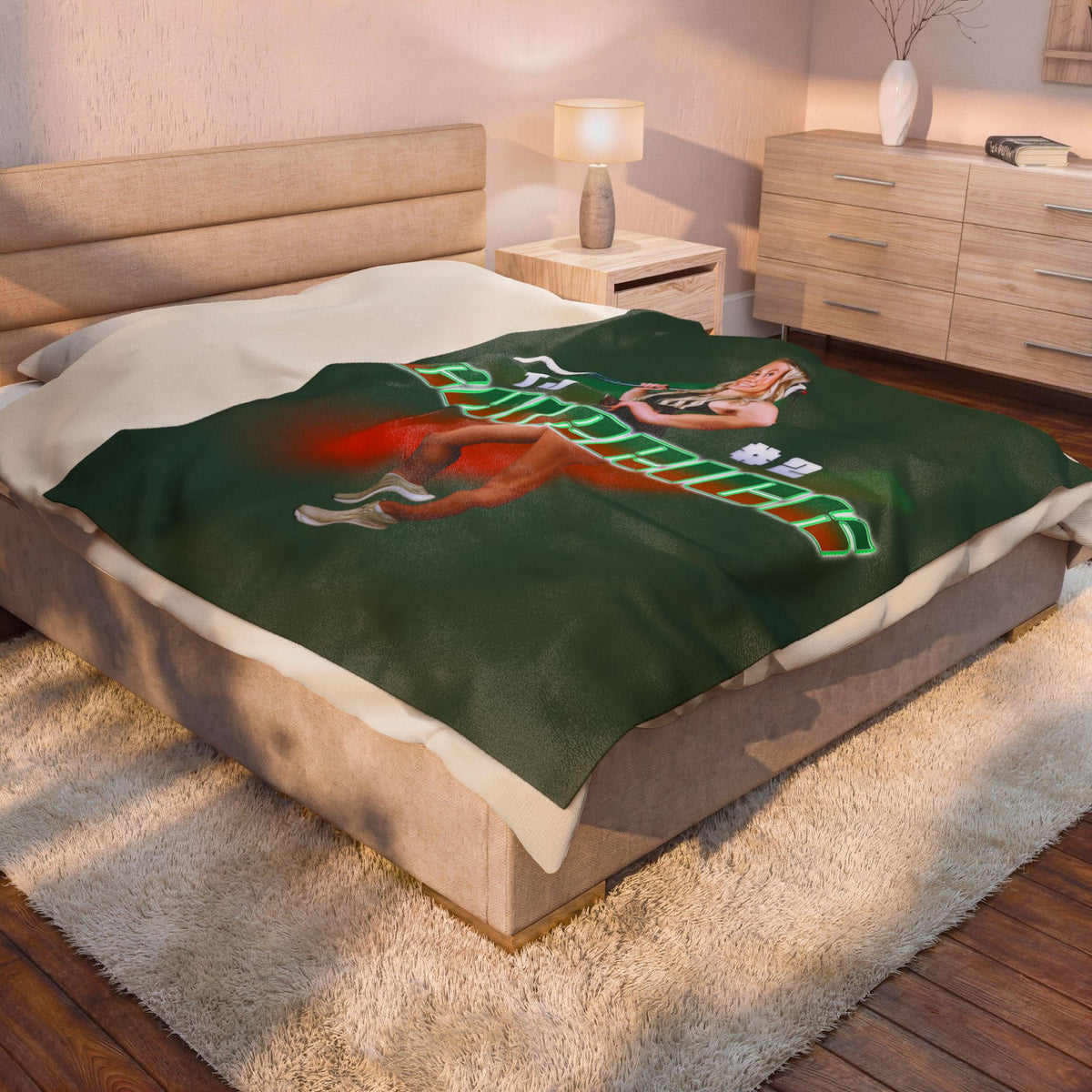 TJ Chirrick 60"-80" Plush Blanket