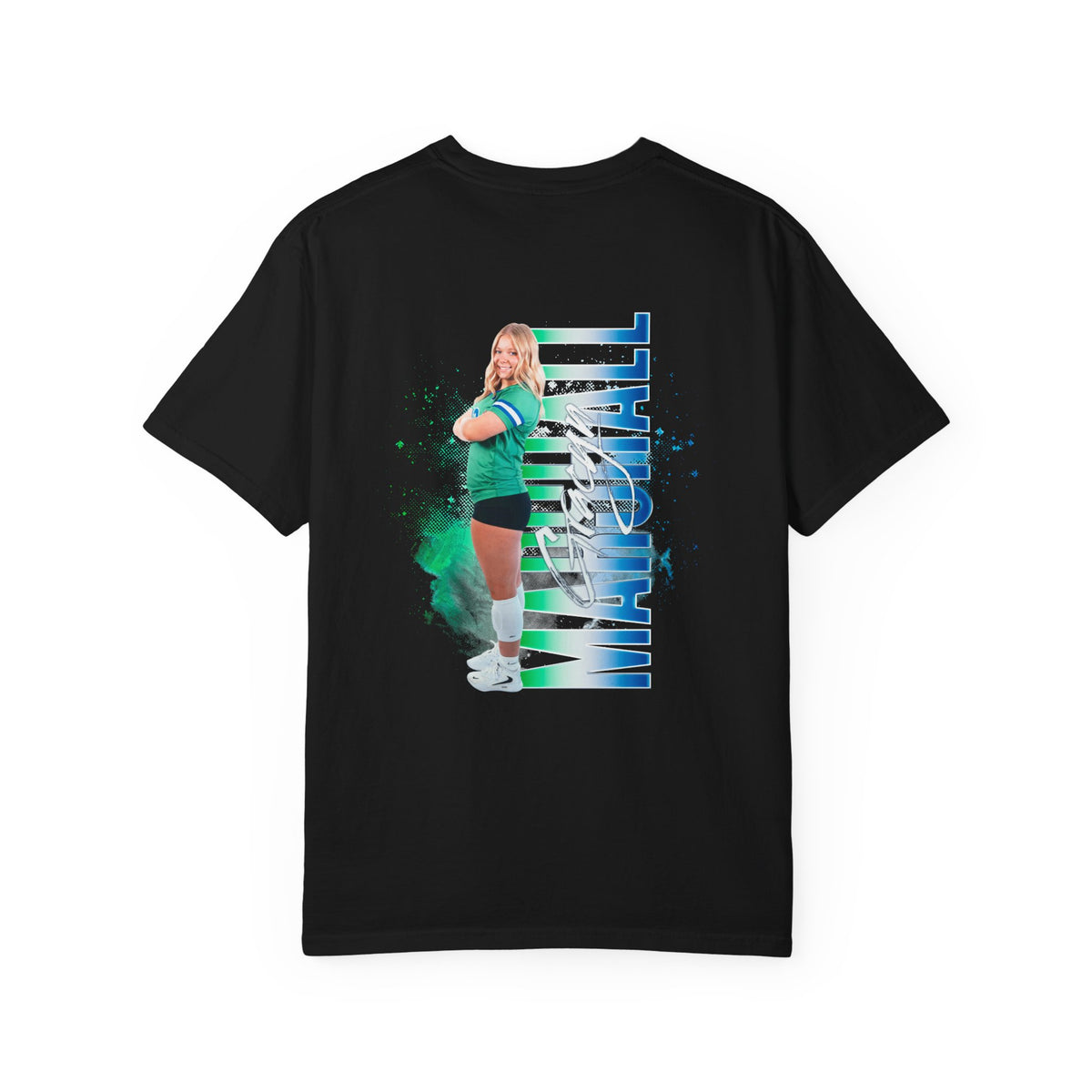 Gracyn Marshall Logo Front & Back Premium Tee