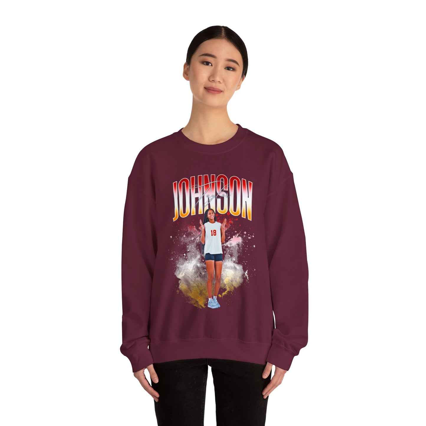 Taylor Johnson Splatter Crewneck Sweatshirt