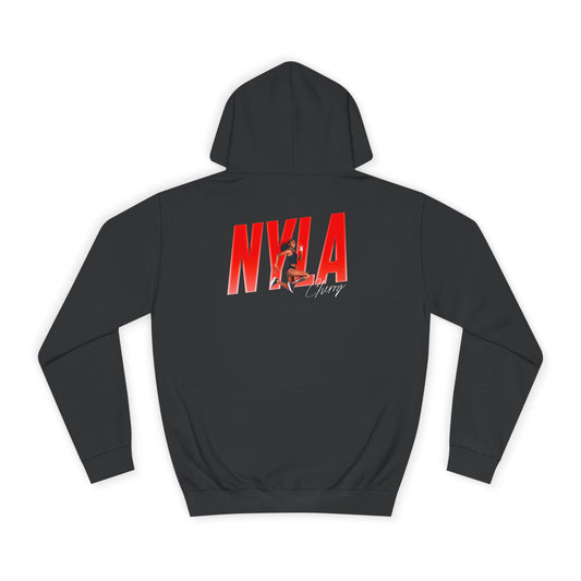 Nyla Cherry Cursive Combo Colored Premium Hoodie