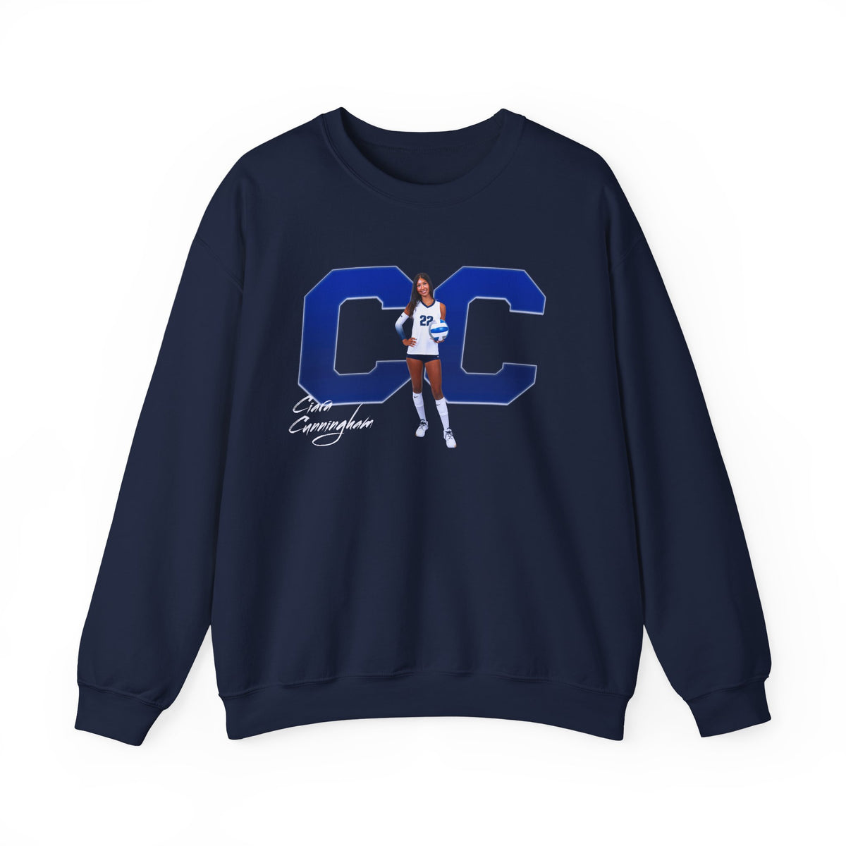Ciara Cunningham Big Initials Crewneck Sweatshirt