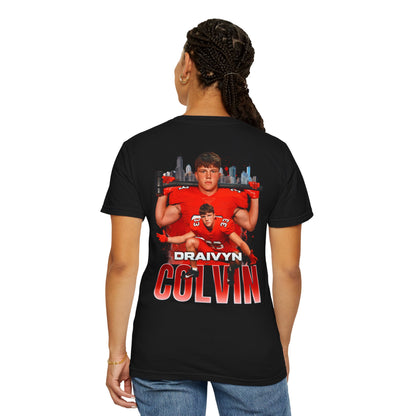 Draivyn Colvin Logo Front & Back Premium Tee