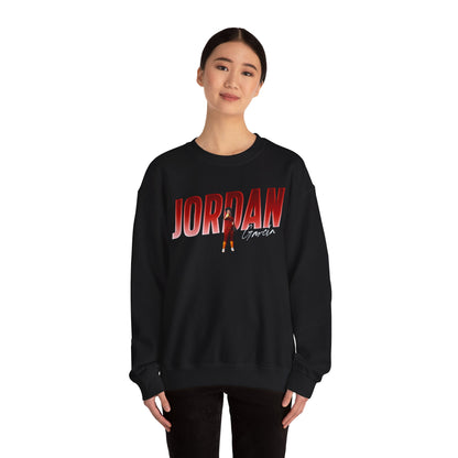 Jordan Garcia Cursive Combo Colored Crewneck Sweatshirt