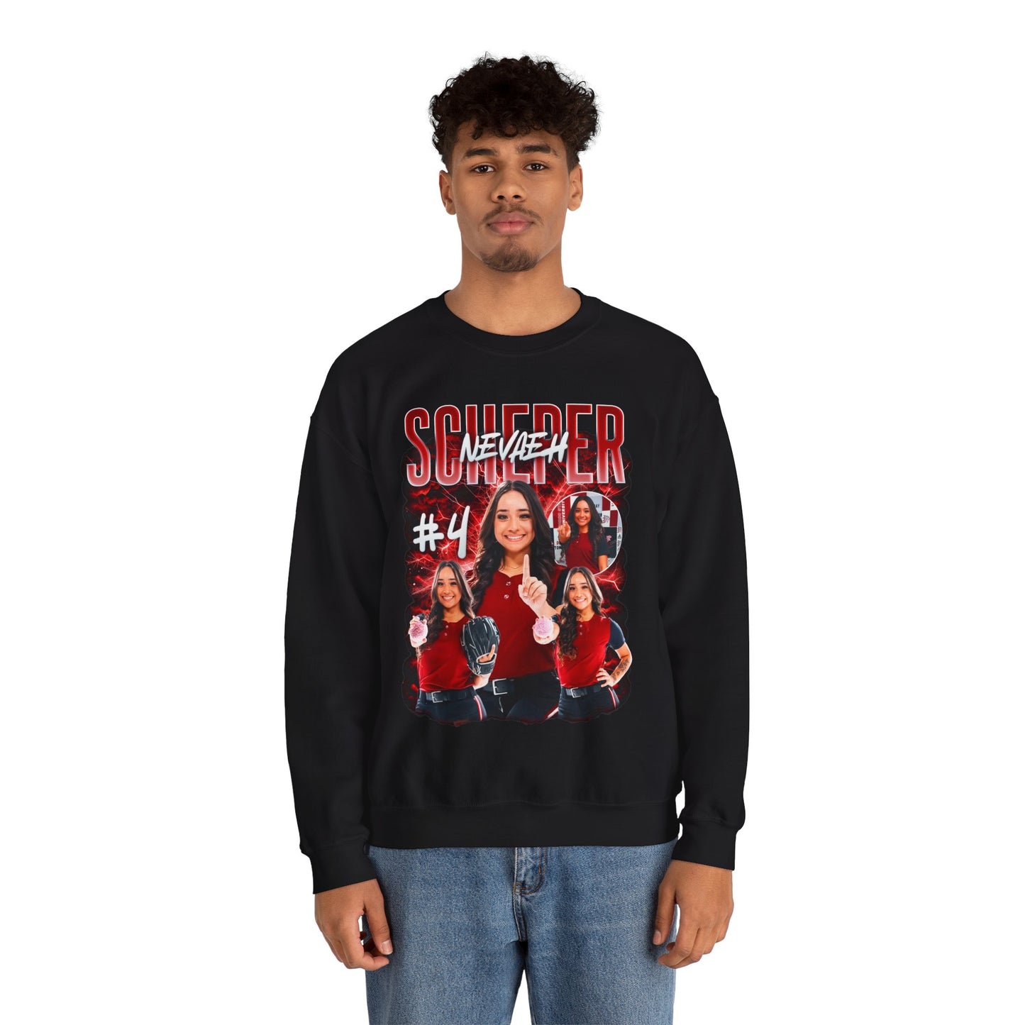 Nevaeh Scheper Lightning Storm Crewneck Sweatshirt