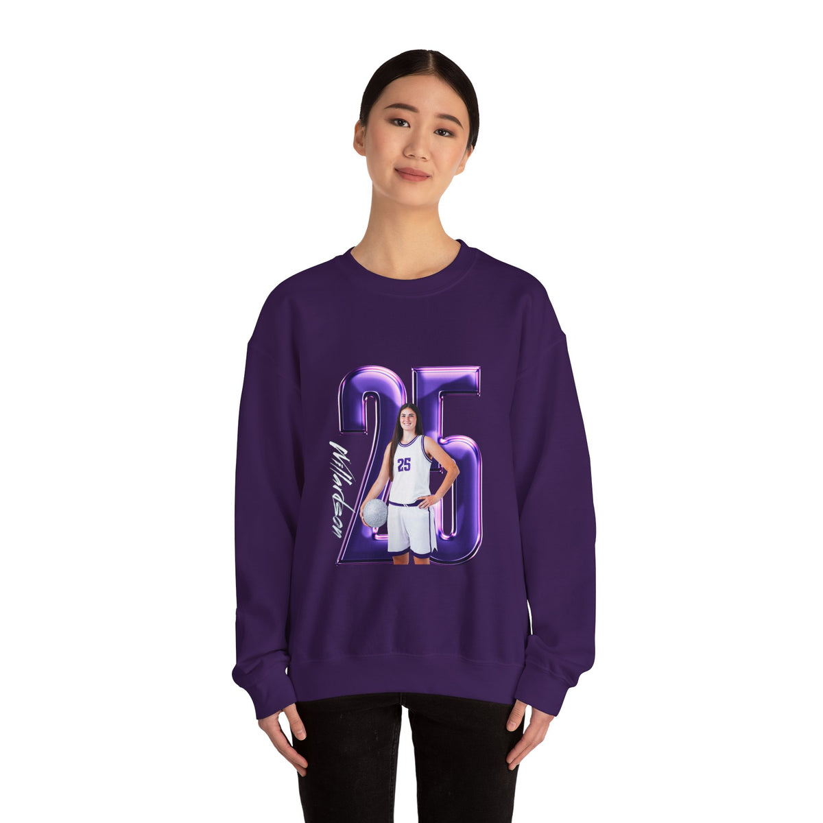 Nicole Willardson Player Icon Number Crewneck Sweatshirt