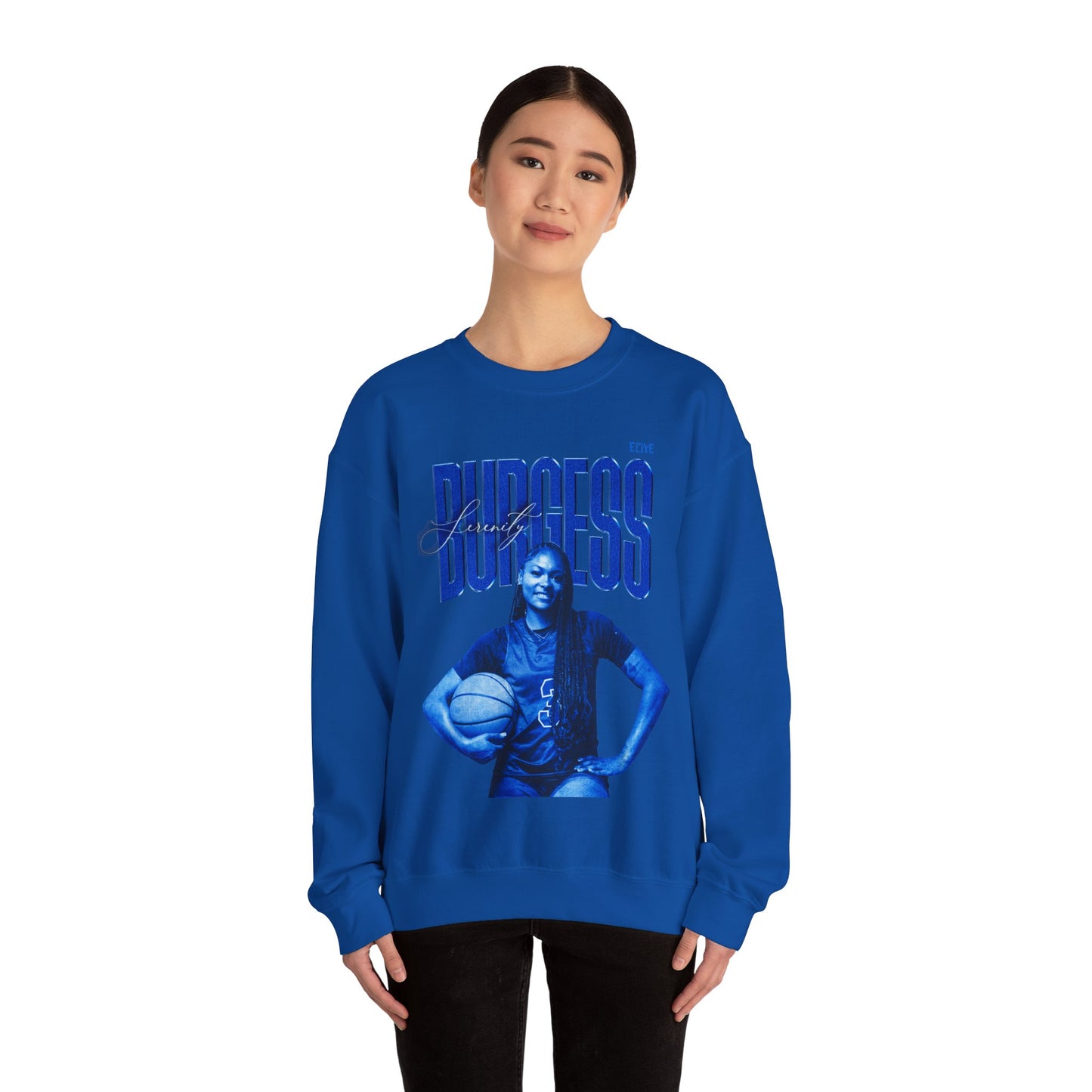 Serenity Burgess Faded Glory Crewneck Sweatshirt