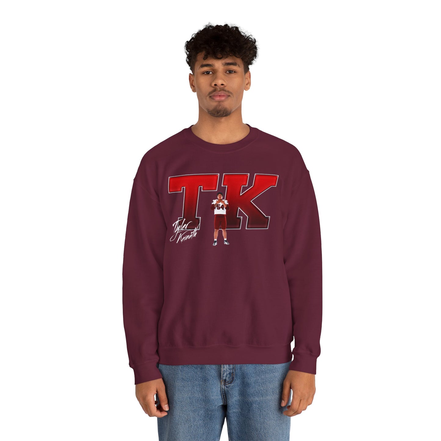 Tyler Keinath Big Initials Colored Crewneck Sweatshirt