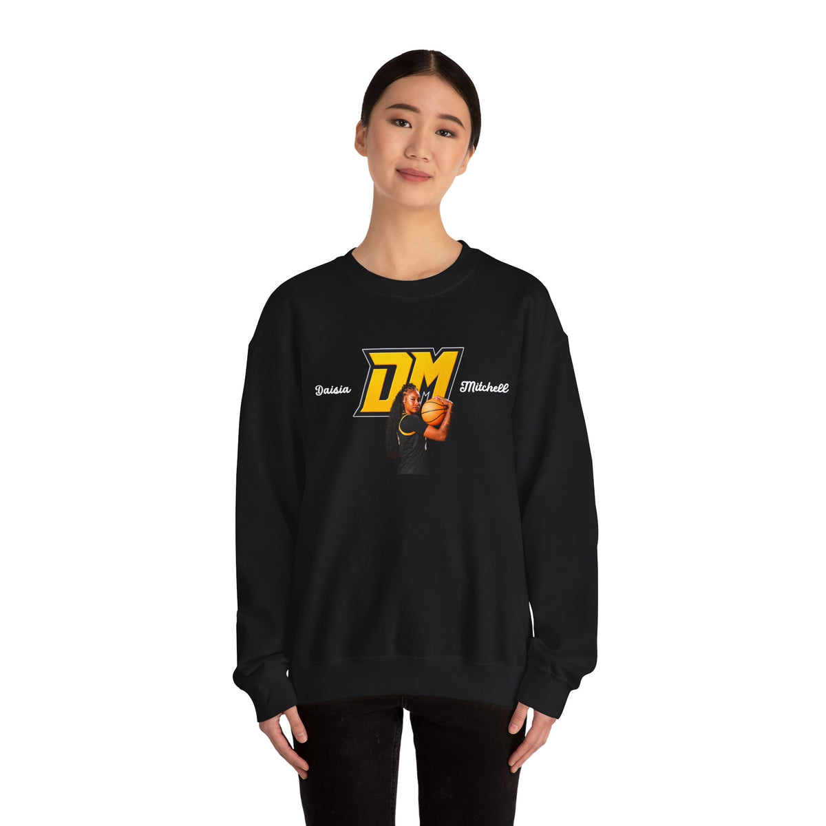 Daisia Mitchell Featured Logo Crewneck Sweatshirt