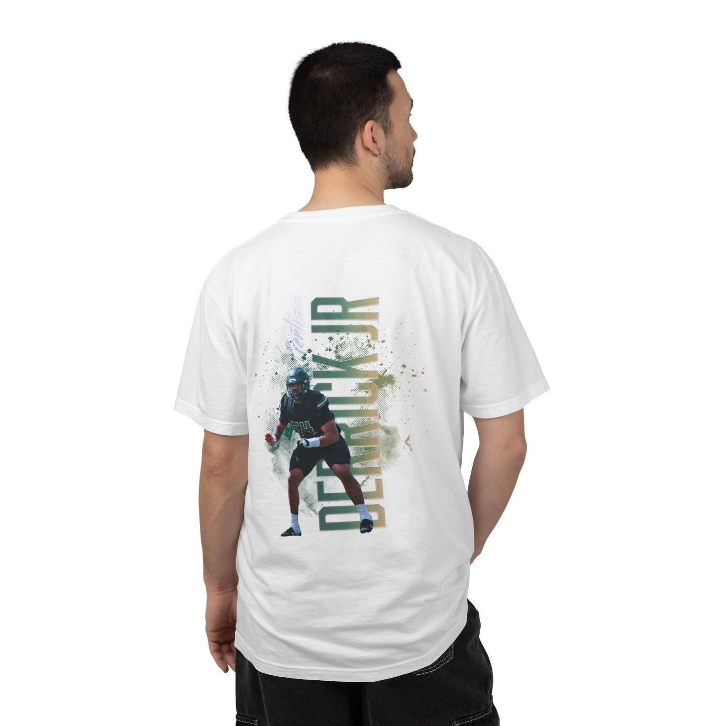 Prentiss Derrick Jr. Logo Front & Back Premium Tee