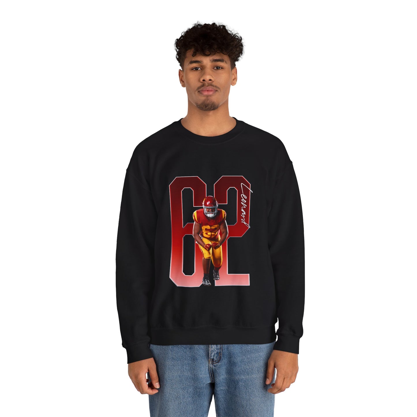 Travis Leonard Player Icon Number Crewneck Sweatshirt