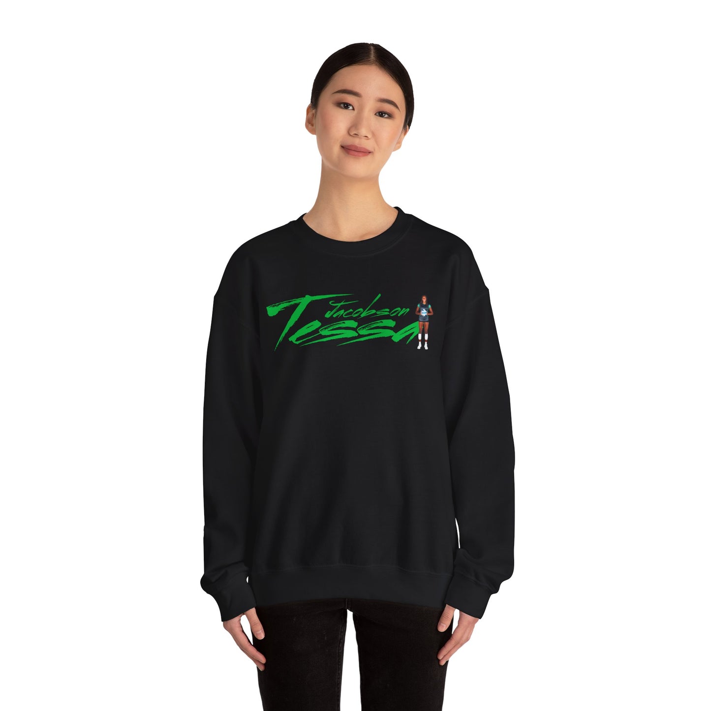 Tessa Jacobson Cursive Crewneck Sweatshirt
