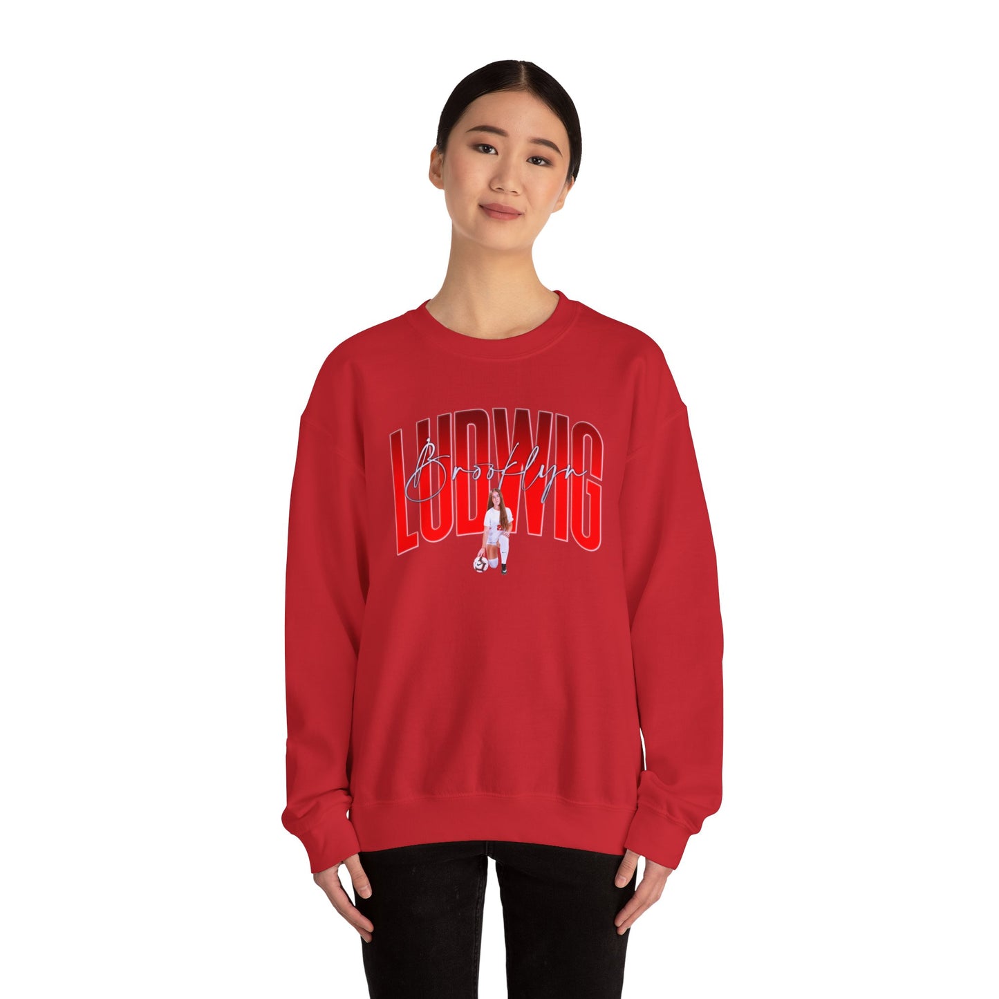 Brooklyn Ludwig Curved Combo Colored Crewneck Sweatshirt