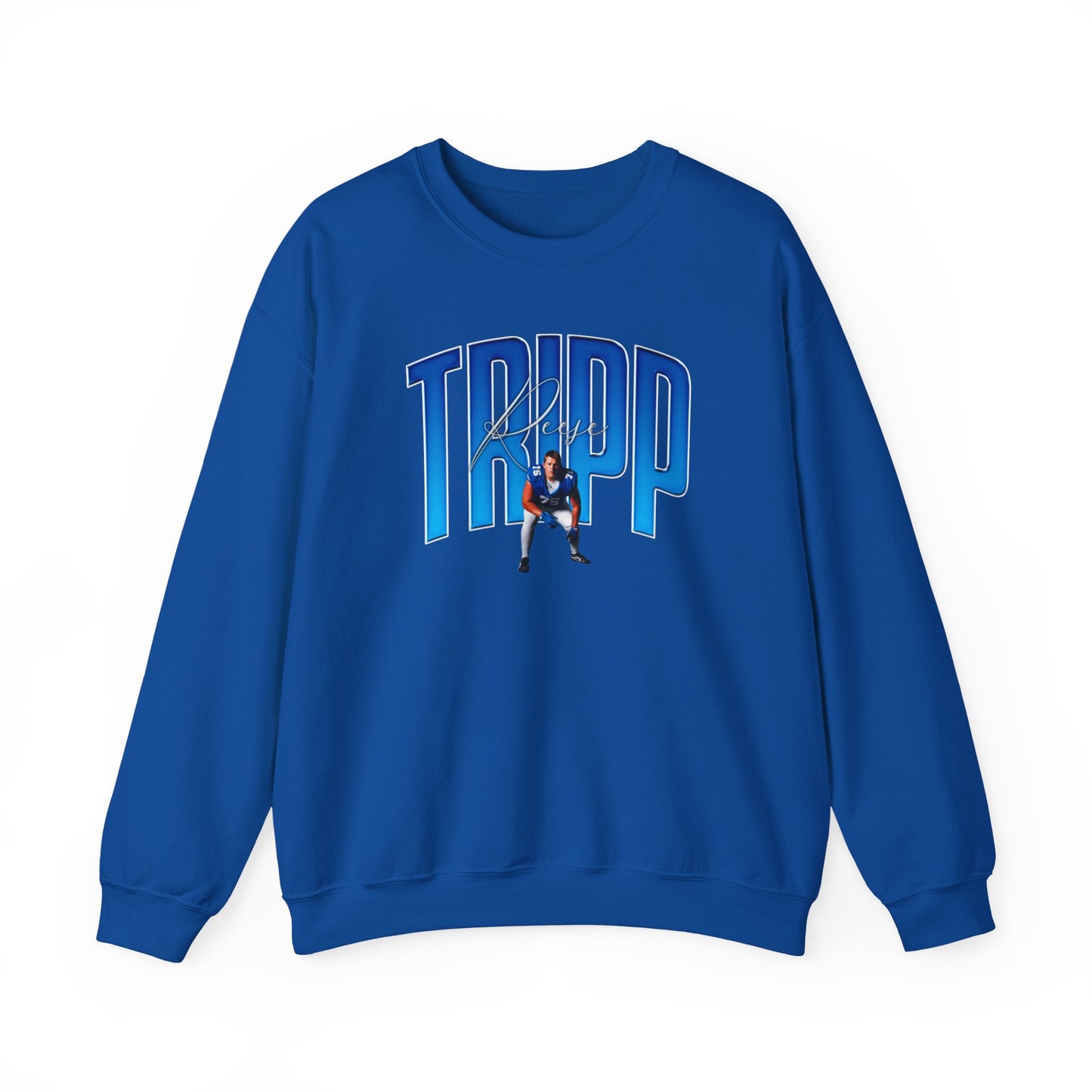 Reese Tripp Curved Combo Colored Crewneck Sweatshirt