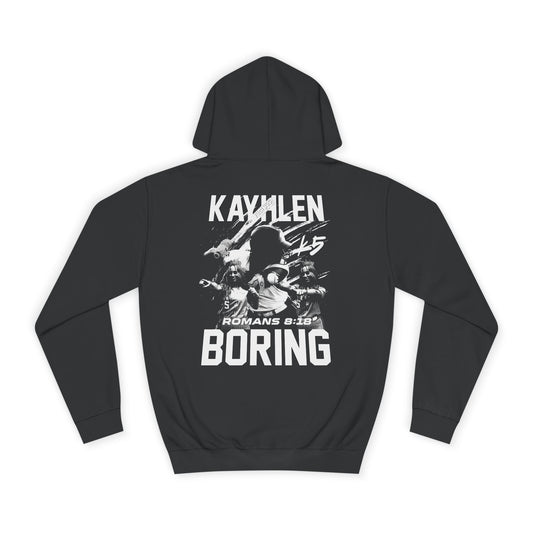 Kayhlen Boring Vintage Blackout Premium Hoodie