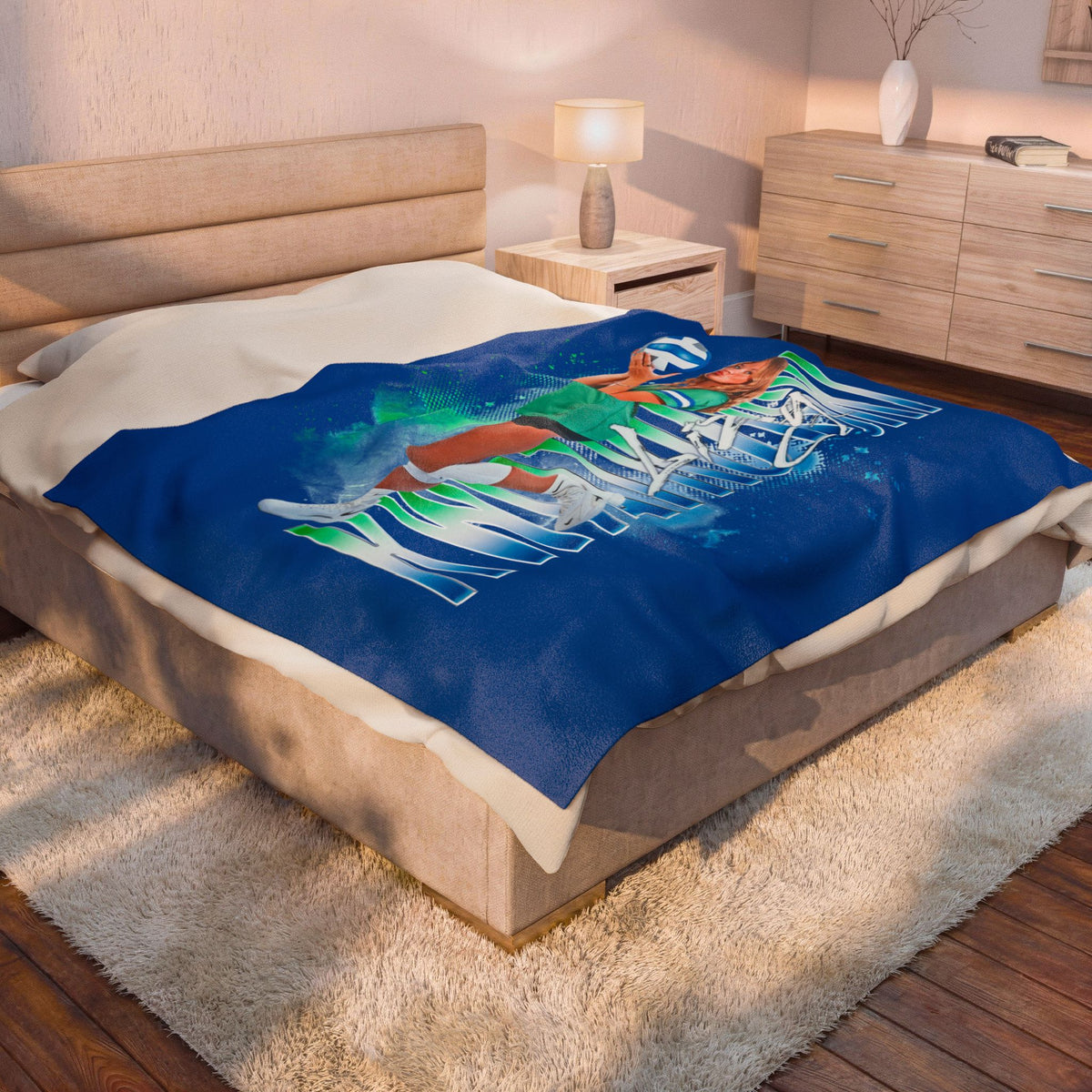 Lizzy Kwiatkowski 60"-80" Plush Blanket