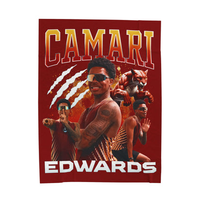 Camari Edwards 60"-80" Plush Blanket
