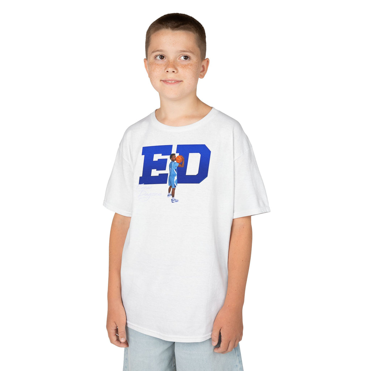 Eanae Dagons Big Initials Kids Tee