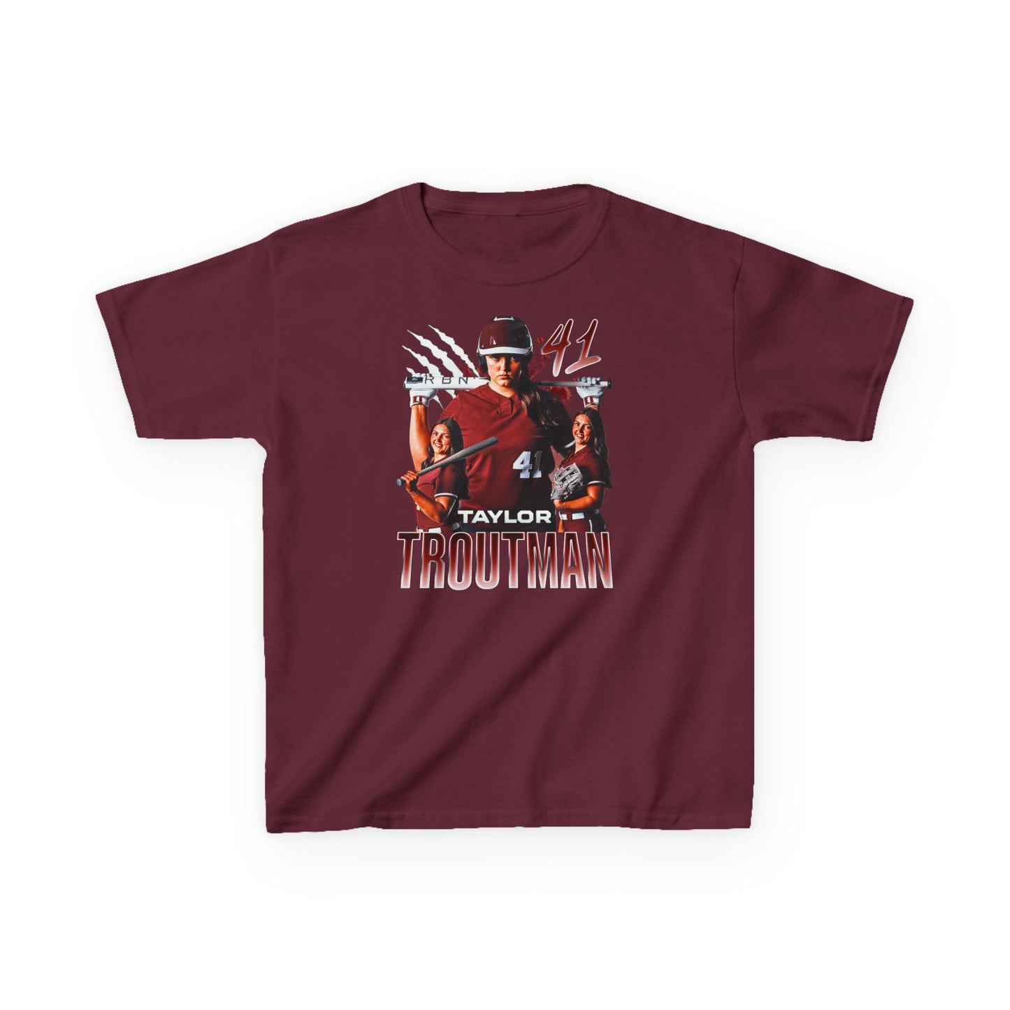 Taylor Troutman Name & Number Combo Kids Tee