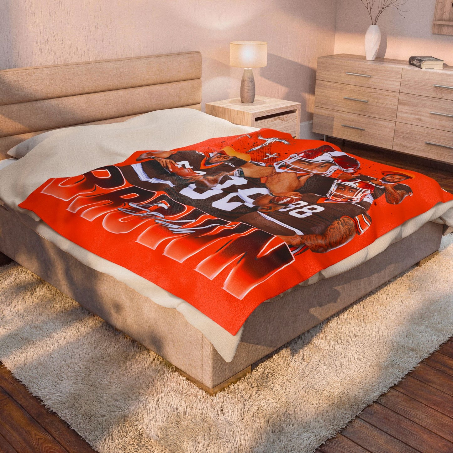 Selah Brown 60"-80" Plush Blanket