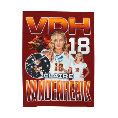 Claire Vandenherik 60"-80" Plush Blanket