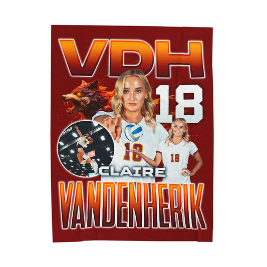 Claire Vandenherik 60"-80" Plush Blanket