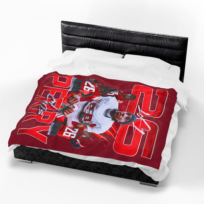 Chris Perry 60"-80" Plush Blanket