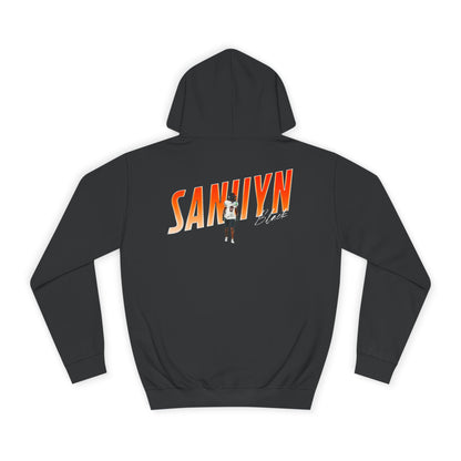 Saniiyn Black Cursive Combo Colored Premium Hoodie
