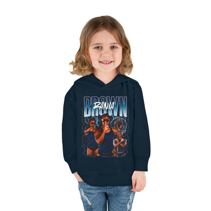 Rania Brown Toddler Pullover Hoodie