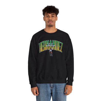 Jules Hernandez Cursive Name & Number Crewneck Sweatshirt