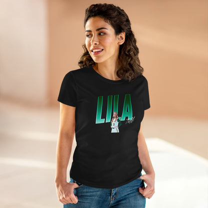 Lila Toll Cursive Combo Colored Women's Tee