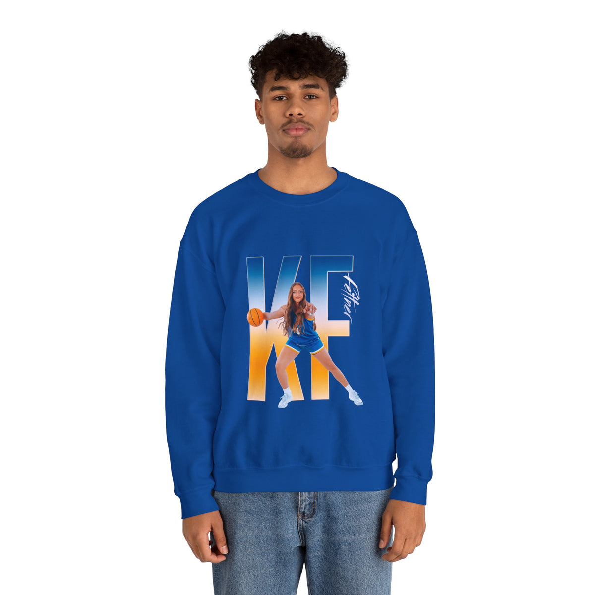 Kensley Feltner Player Icon Initials Crewneck Sweatshirt