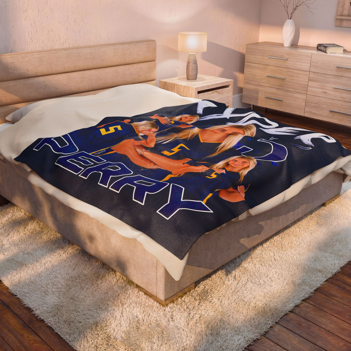 Ryder Perry 60"-80" Plush Blanket
