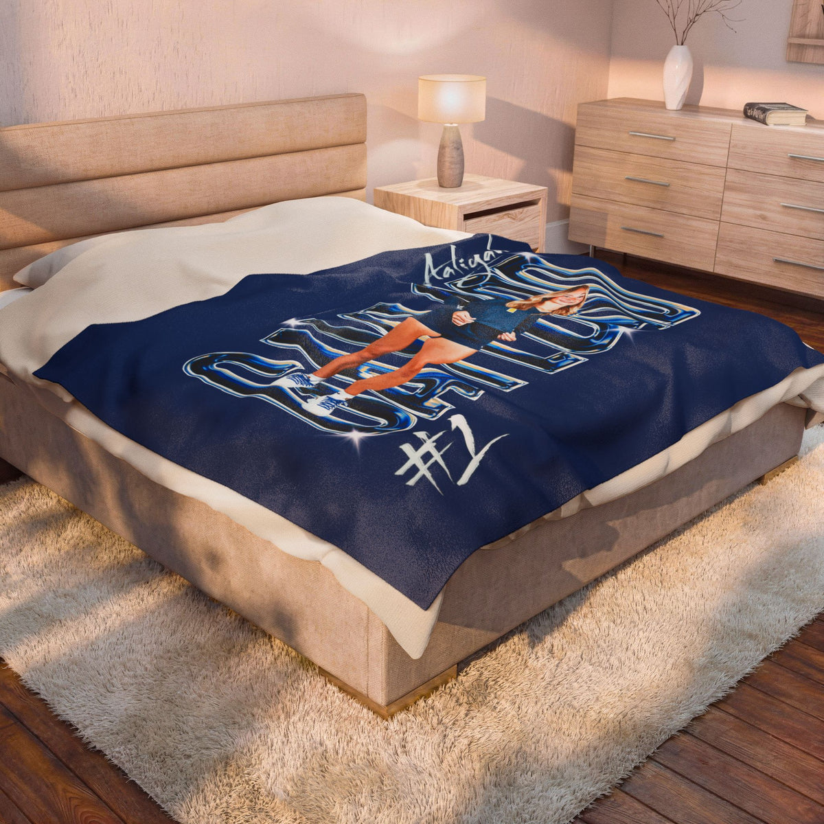 Aaliyah Gaylord 60"-80" Plush Blanket