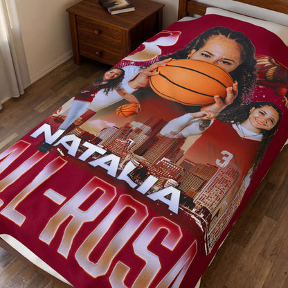 Natalia Hall-Rosa 60"-80" Plush Blanket
