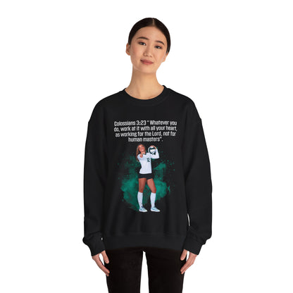 Isabela Haggard Athlete Quote Crewneck Sweatshirt