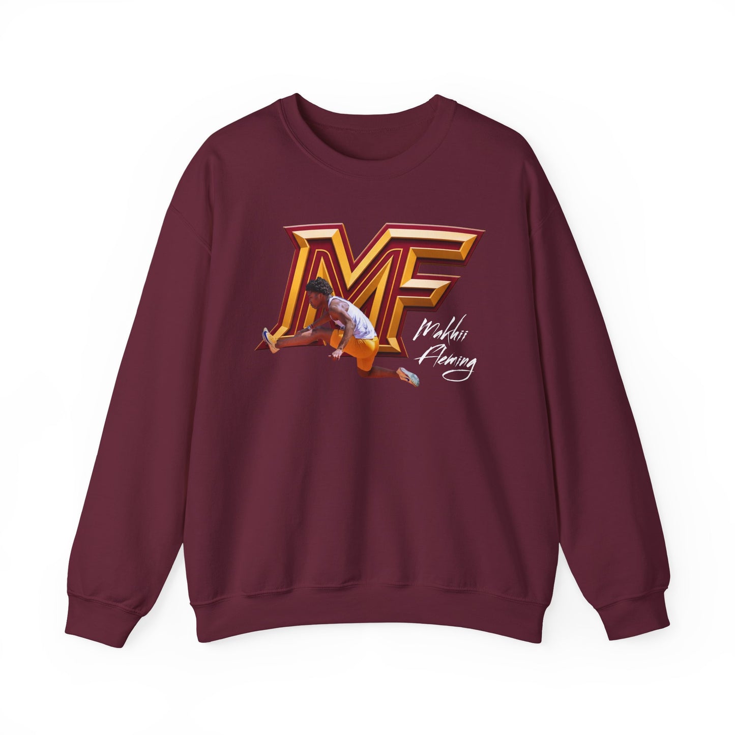 Makhii Fleming Featured Logo Crewneck Sweatshirt