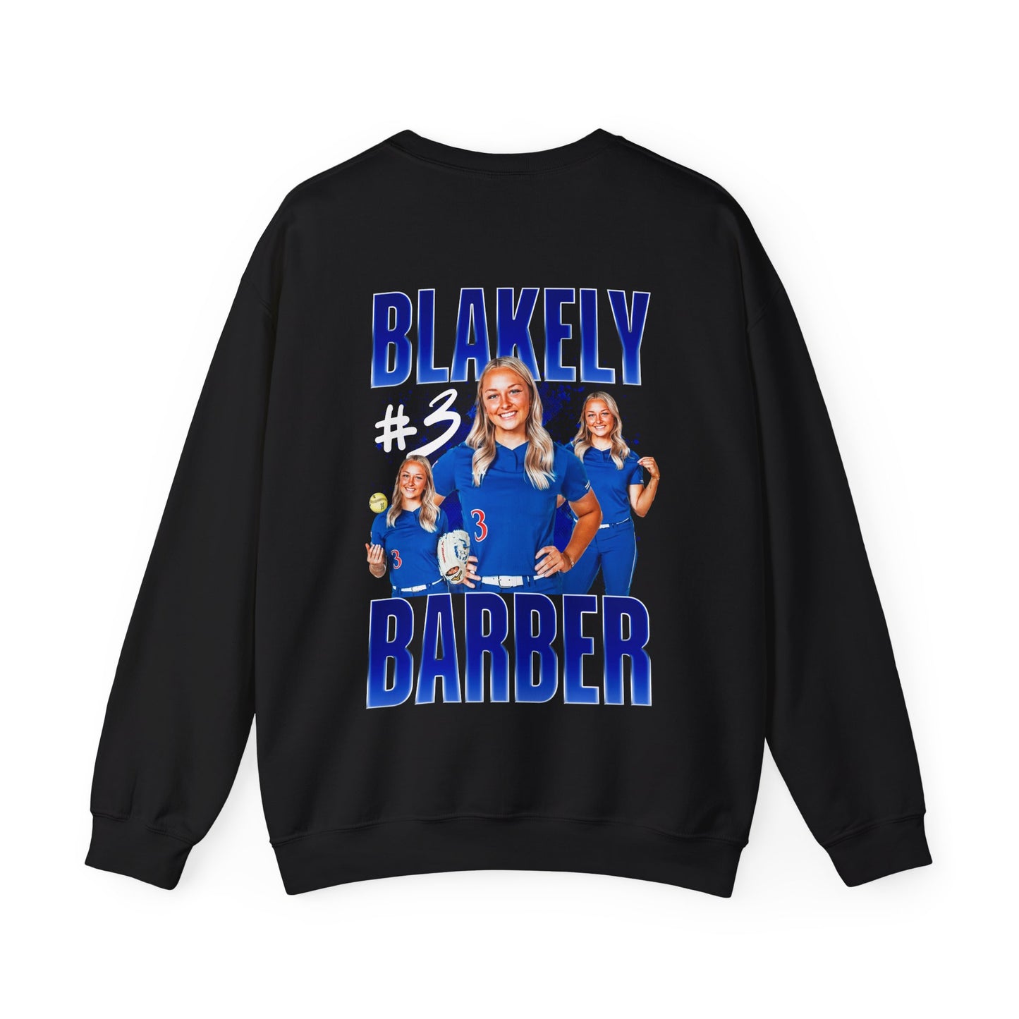 Blakely Barber Logo Front & Back Crewneck