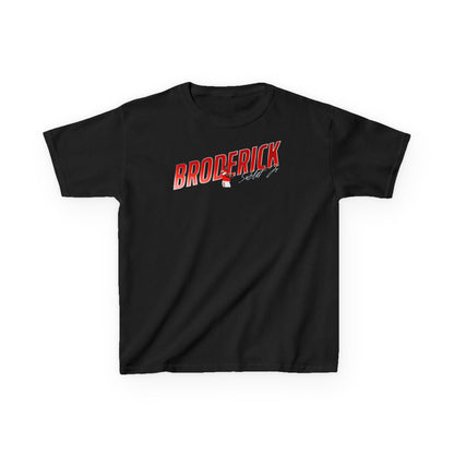 Broderick Sublet Jr. Cursive Combo Kids Tee