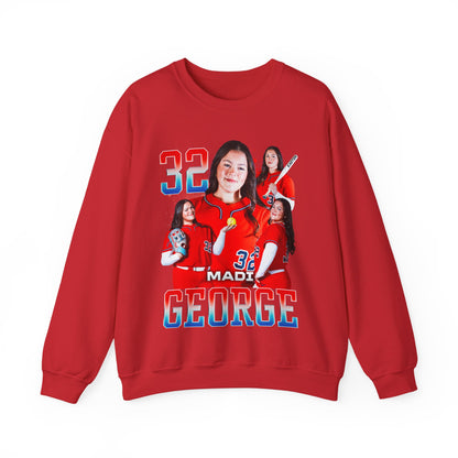 Madi George Name & Number Ombre Crewneck Sweatshirt