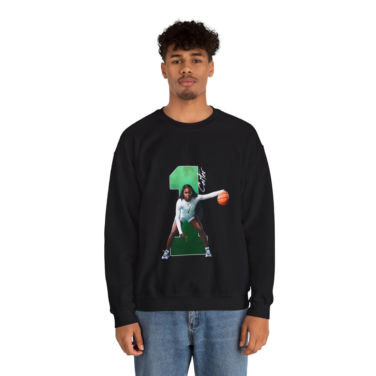 Eleecia Carter Player Icon Number Crewneck Sweatshirt