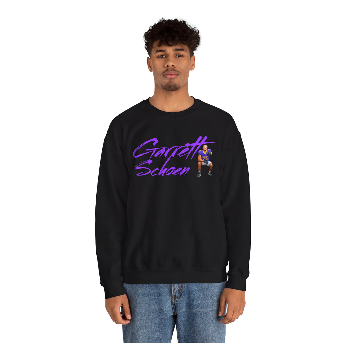 Garrett Schoen Cursive Crewneck Sweatshirt