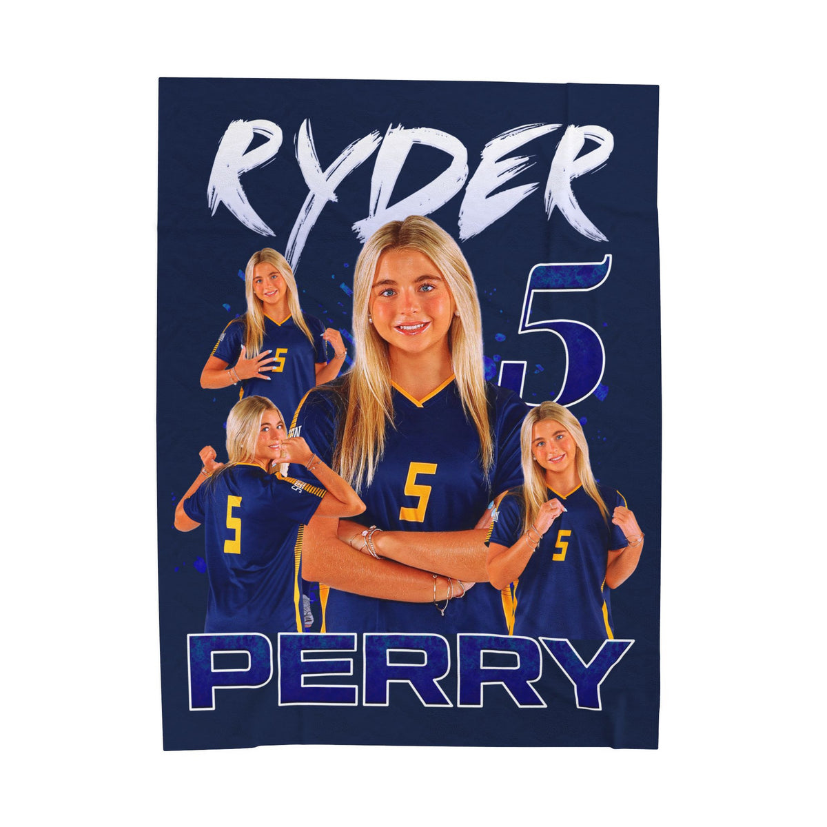 Ryder Perry 60"-80" Plush Blanket