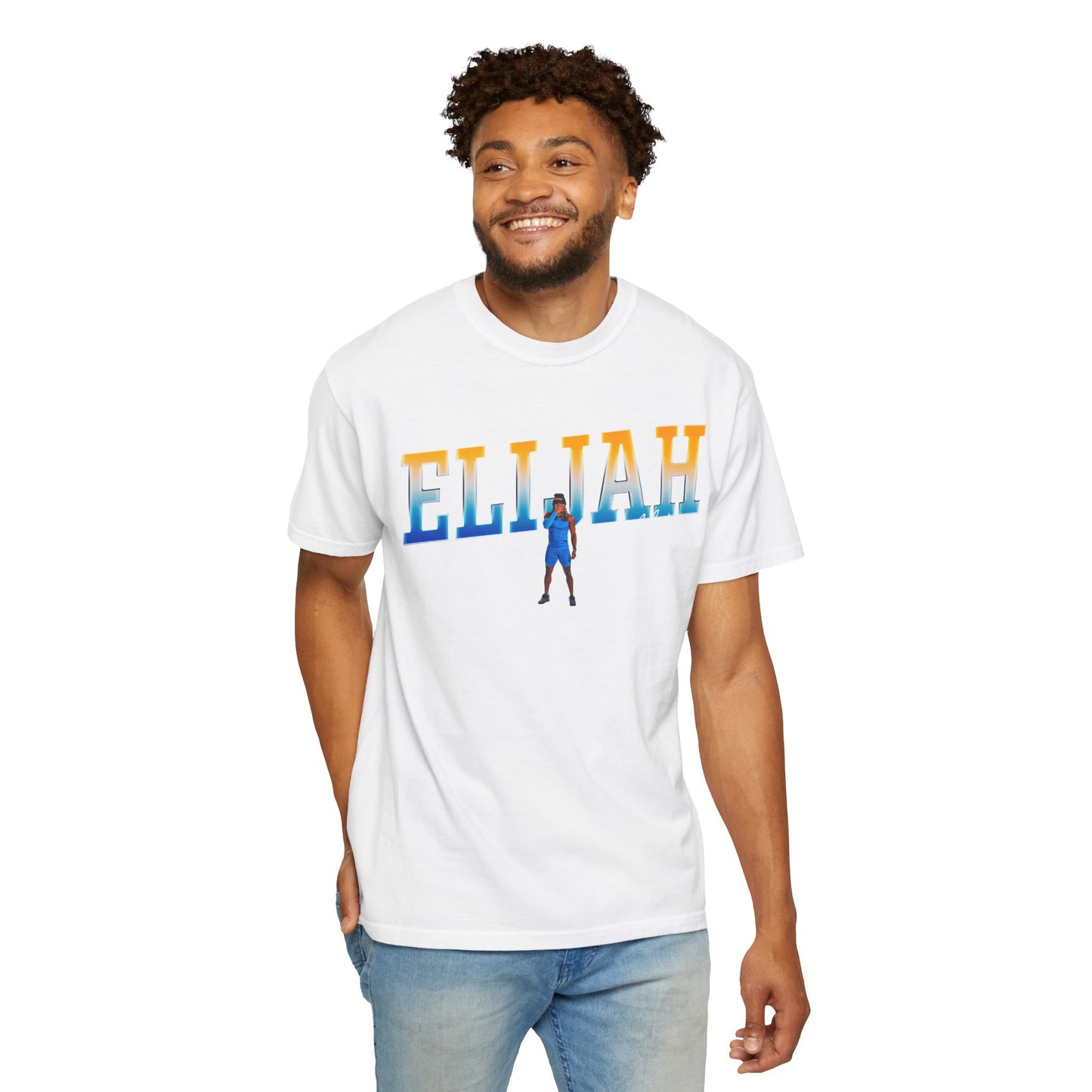 Elijah Major Cursive Combo Premium Tee
