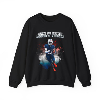 Abdullah Ahmad Featured Quote Crewneck Sweatshirt