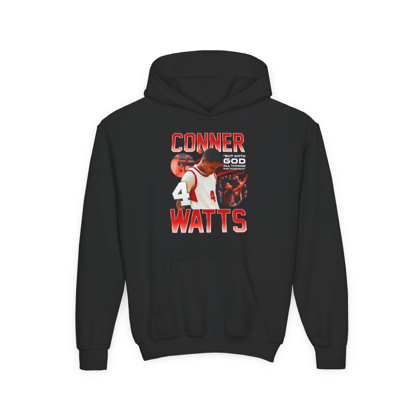 Conner Watts Kids Hoodie