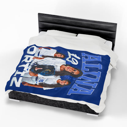 Alina Ortiz First Name Highlight 60"-80" Plush Blanket