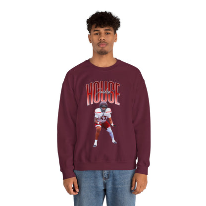Jaiden House Big Last Name Crewneck Sweatshirt