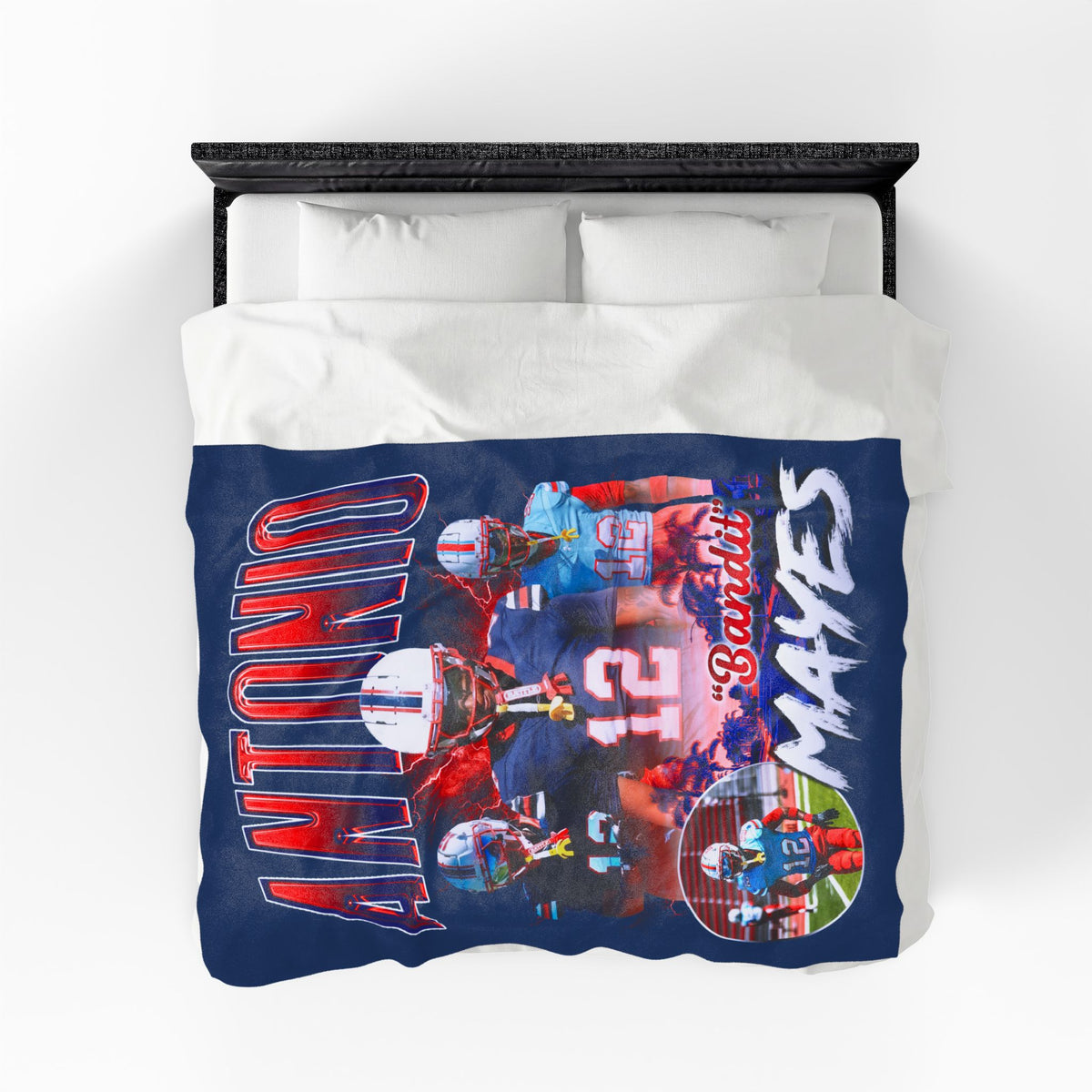 Antonio "Bandit" Mayes 60"-80" Plush Blanket