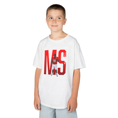 Myles Sawyers Player Icon Initials Kids Tee